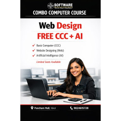 AI Combo Course (WebDesigning) Duration 60 Hours (Free CCC + AI) AI Combo Course (WebDesigning) Duration 60 Hours (Free CCC + AI)