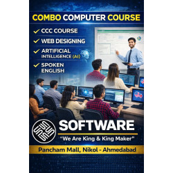 Combo Course (CCC + Web designing) Duration 80 Hours (Free Basic English or Advance English + AI)