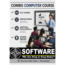 Combo Course (CCC + Web designing) Duration 80 Hours (Free Basic English or Advance English + AI)