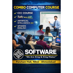Combo Course (CCC + Tally GST ) Duration 80 Hours (Free Basic English or Advance English + AI)